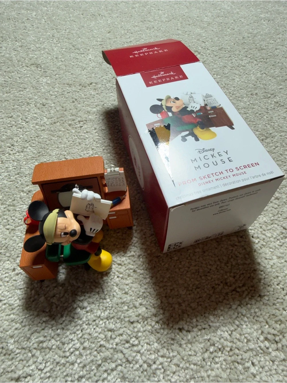 Hallmark Keepsake 2025 From Sketch to Screen Disney Mickey Mouse Ornament=
